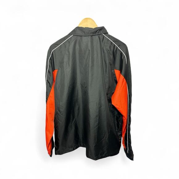 GIII Carl Banks MLB Miami Marlins Baseball Jacket Windbreaker Black Orange Large - Picture 3 of 11